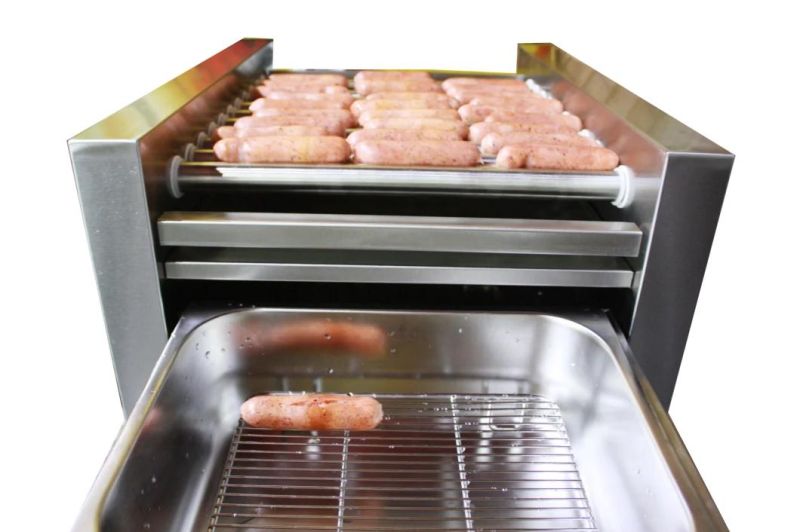 Electric Hot Dog Roller Grill (WHD-11/C) Cabinet CE Bakery Equipment BBQ Catering Equipment