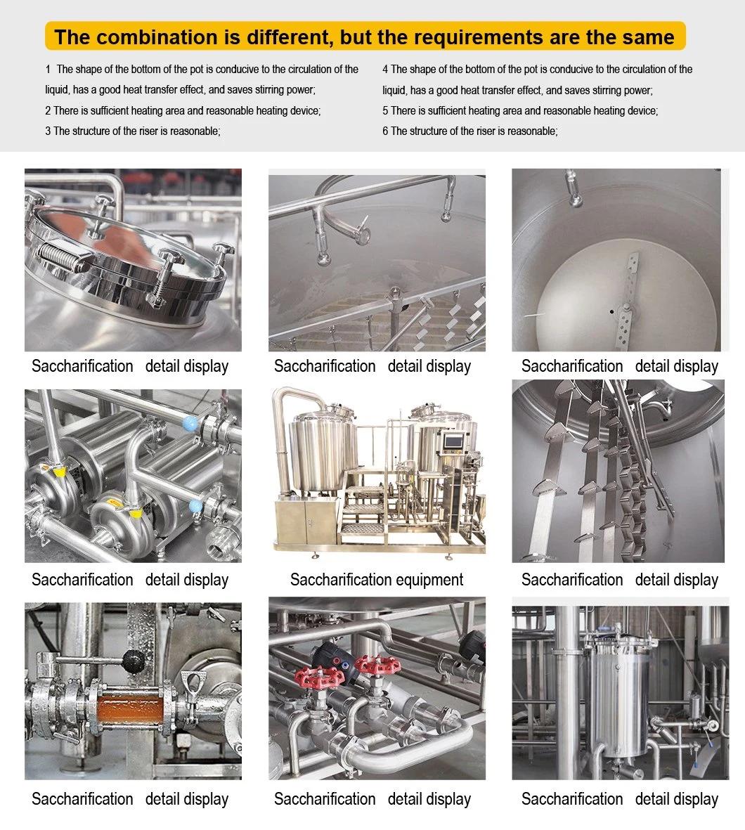 SUS 304 / 316 Beer Brewery Equipment with Rose Golden