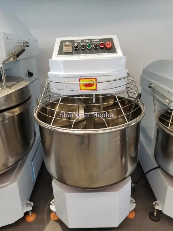 50kg Dough Mixer, Bread Dough Kneading Machine, Spiral Dough Mixer