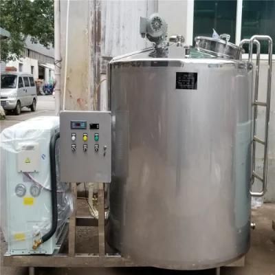 Food Grade Stainless Steel Milk Cooling Storage Tank Price