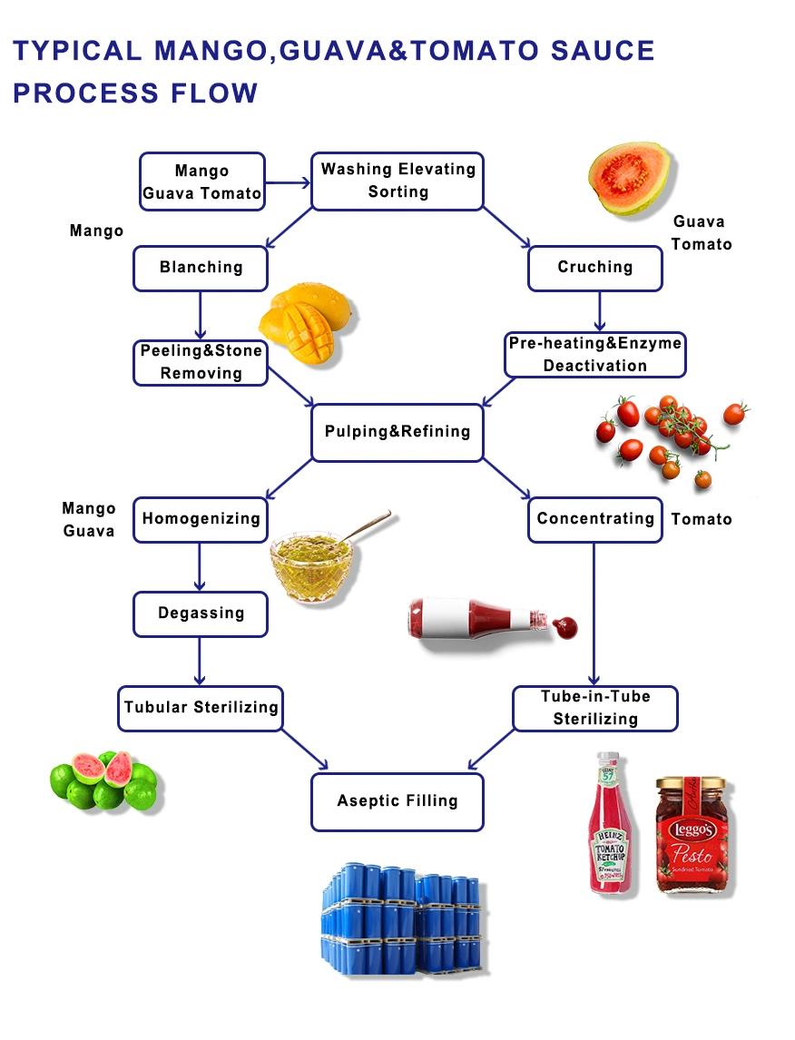 Multiple Use Mixed Fruit Juice Production Line