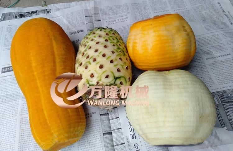 Pineapple Peeling Machine Watermelon Pumpkin Breadfruit Cantaloupe Squash Grapefruit Papaya Peeler with Speed Controller