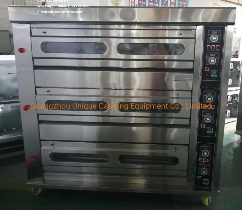 Electric Deck Oven 3 Deck Baking Oven of Bakery Equipment