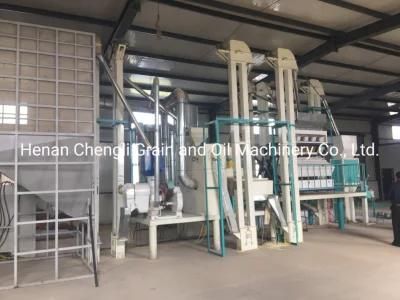 20 Ton Per 24 Hour Rice Mill From Paddy to Rice with Cleaner, Husker and Polisher