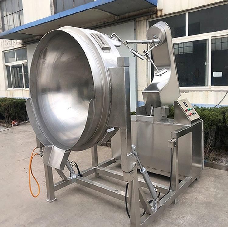 Factory Direct Sale Catering Machinery Industry Steam Jacketed Boiler Automatic Cooking Planet Stirred Soup Port