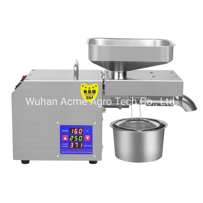 Household Sesame Coconut Hot and Cold Small Olive Oil Press Machine Price Cold Mini Oil Press Machine