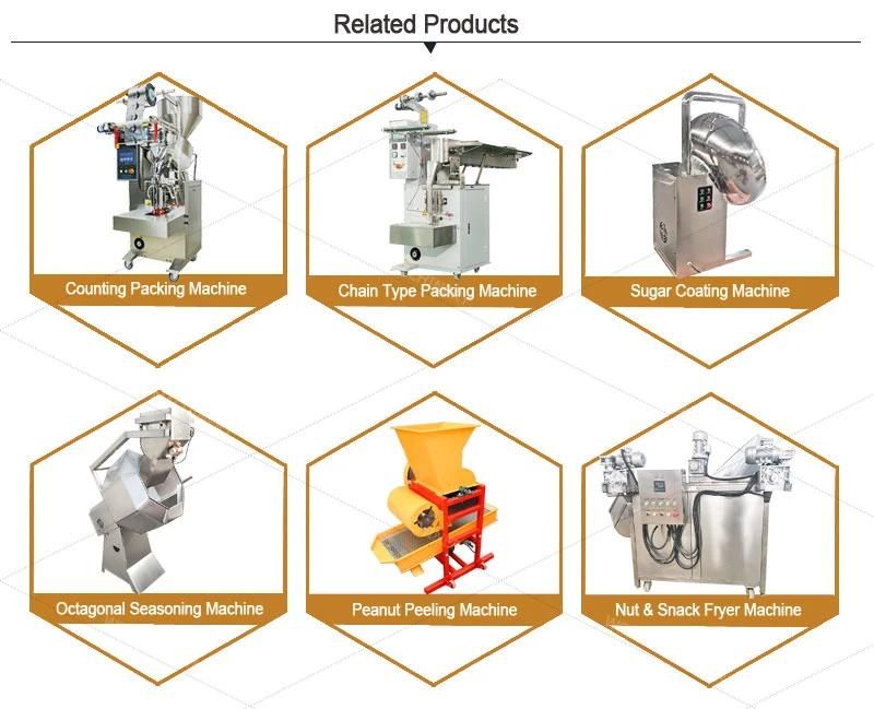 Muti-Purpose Spicy Green Peas Production Line Seed Groundnut Frying Machine Continuous