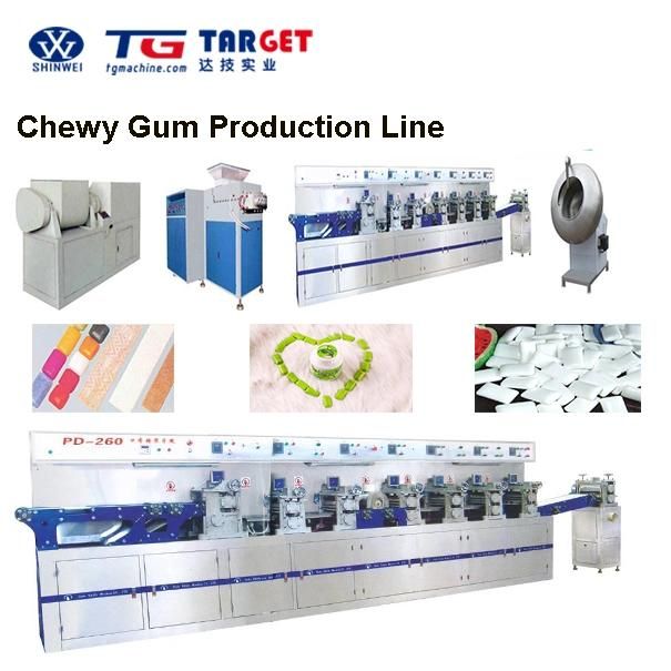 Center-Filled Bubble Gum Processing Machine