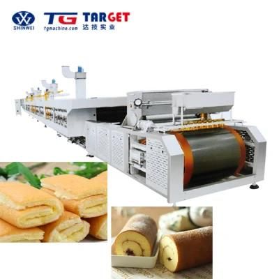 Automatic Cake Roll Making Machine Plant Equipment