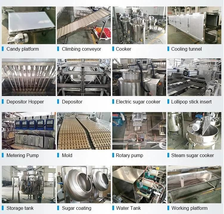 Jelly Gummy Candy Bean Making Machine Depositing Production Line /Small Soft Candy Making Machine