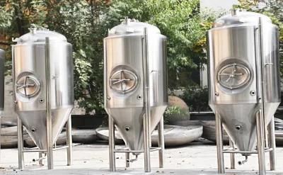 Industrial Fermenter Wine Fermentation Tank Cooling Jacket Conical Fermenter