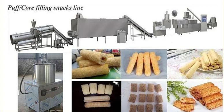 Popcorn Application and New Condition Core Filled Snack Machine