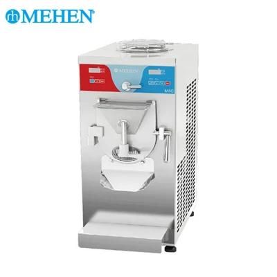 Mehen Counter Small 5 Liter Combined Gelato Hard Ice Cream Machine with Pasteurization ...