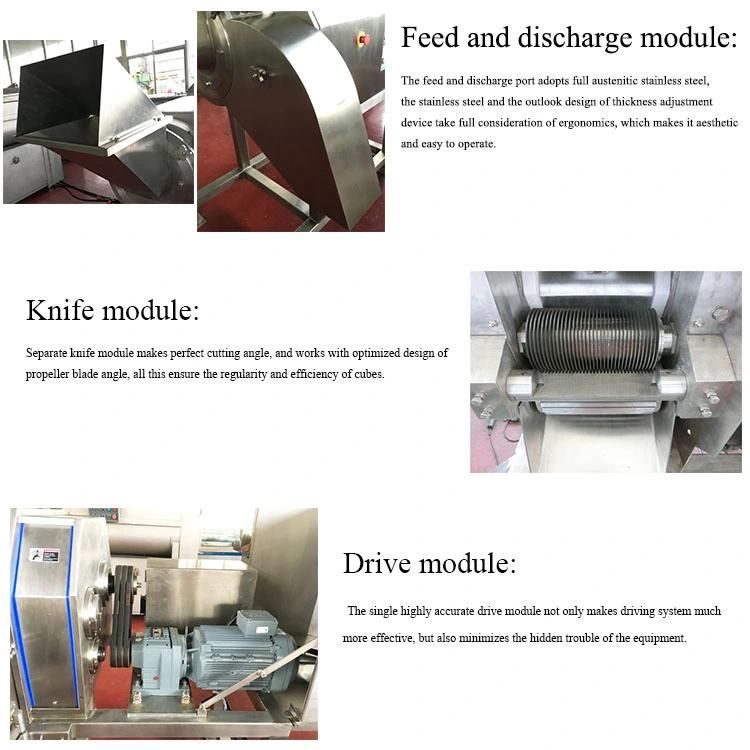 Professional Full Automatic Frozen Meat Cutting Machine