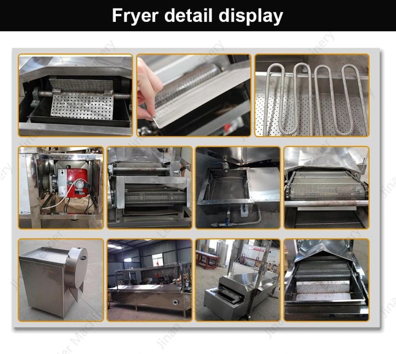 Automatic Fried Making Machine of Snacks Fry Wheat Corn Flour Pellet 3D Snacks Machine Made in China