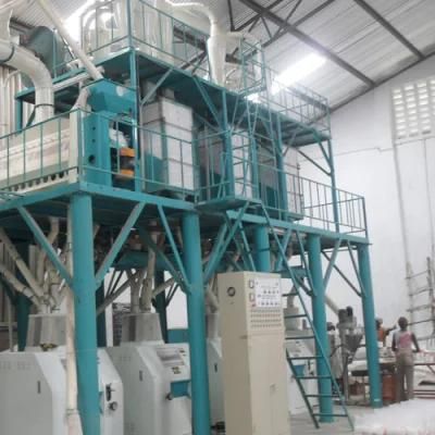 Installed in Kenya 50t/24h Maize Milling Plant for Super Maize Meal