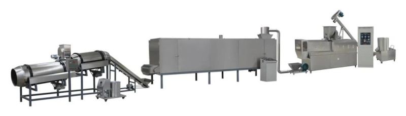 Double Screw Corn Flour Inflating Snacks Extruder Corn Puff Snack Making Machine