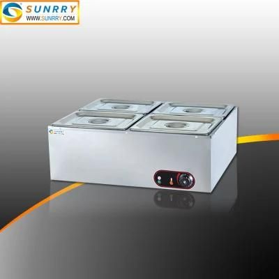 Stainless Steel Hot Pot Food Warmer Display Cabinets Showcase