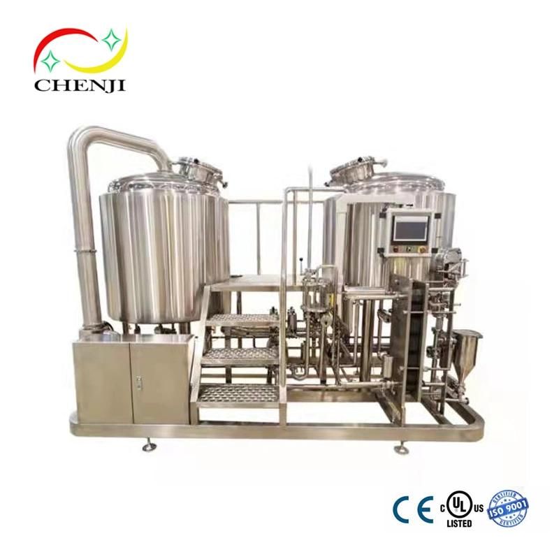 SUS 304 / 316 Beer Brewery Equipment with Digital Display Control