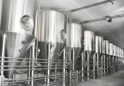 SUS304 5000L Beer Brewing Equipment Beer Fermenters for Sale
