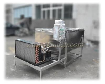 2000 Liter Horizontal Oval Milk Storage Cooling Tank