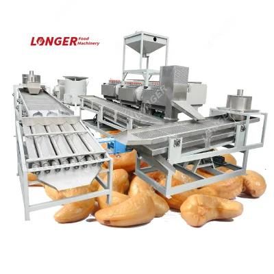 Cashew Nut Breaking Peeling Processing Equipment Plant Cashew Shelling Machine