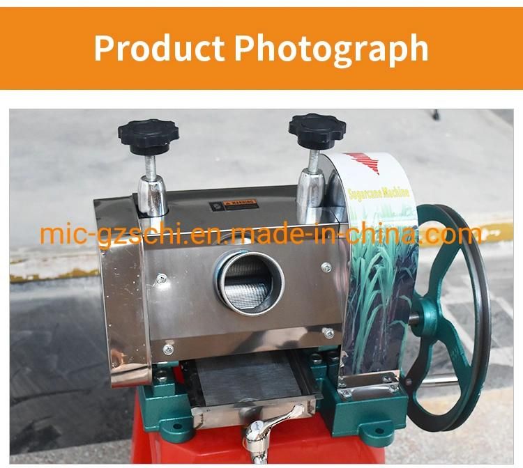 Manual Sugar Cane Juicer Machine Cane-Juice Squeezer Cane Crusher