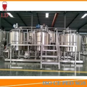Mirror Polish Stainless Steel 3000L Craft Beer Brewmaster Beer Brewing Equipment
