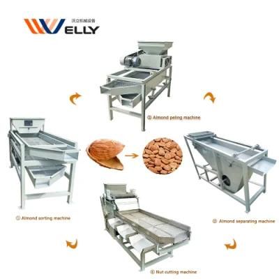 Good Quality Almond Hazelnut Cracker Cracking Dehulling Machine