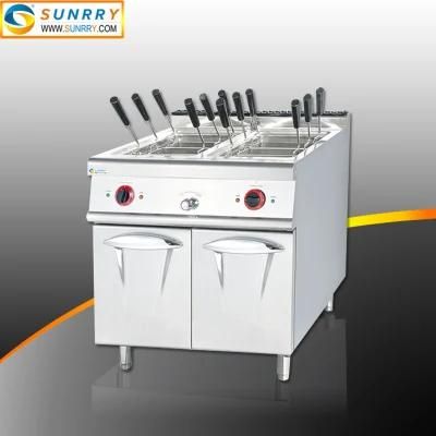 New Commercial Stainless Steel Electric Pasta Maker Machine with Cabinet