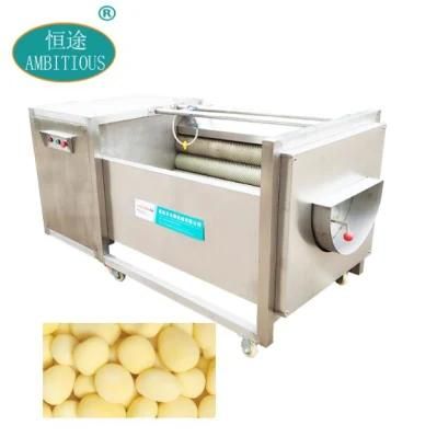 Cassava Sweet Potato Carrot Ginger Turmeric Potato Washing Peeling Machine