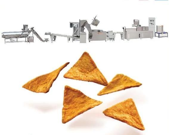 Best Selling Doritos Fried Bugles Flour Snack Production Equipment