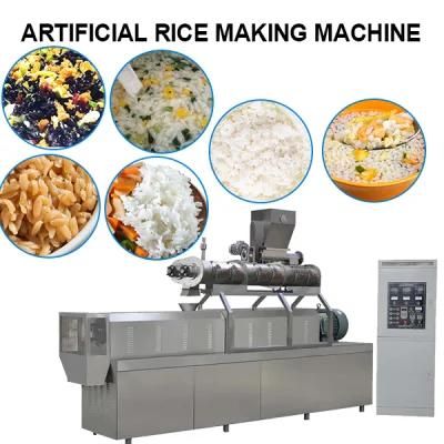 China Nutritional Rice Kernel Extruder Machinery/Automatic Fortificated Rice Extrusion ...