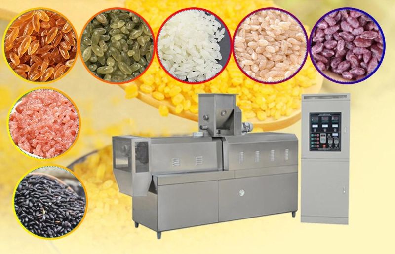 Artificial Rice Production Line Automatic Artificial Rice Making Machine Artificial Rice Extruder