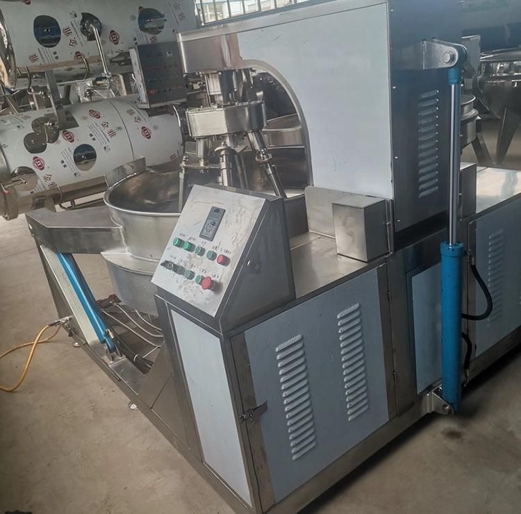 Central Kitchen Equipment Food Machinery Planet Stirring Tilting Sauces Wok Popcorn Furnace