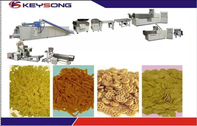 Full Automatic Corn Flakes Fruit and Vegetable Dryer Machine