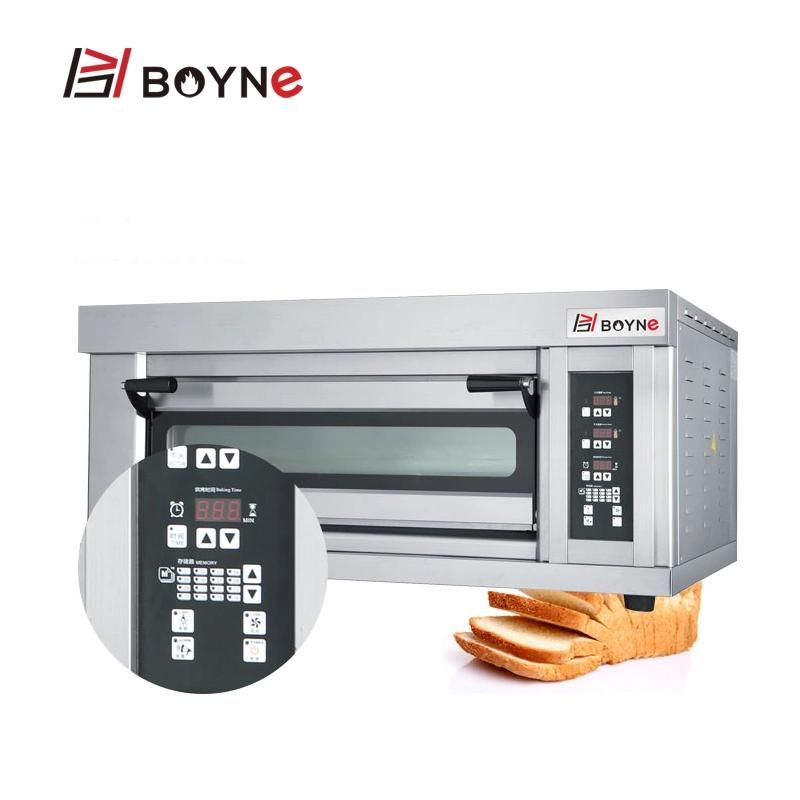 High End Microcomputer Industrial One Deck Two Trays Electric Baking Oven