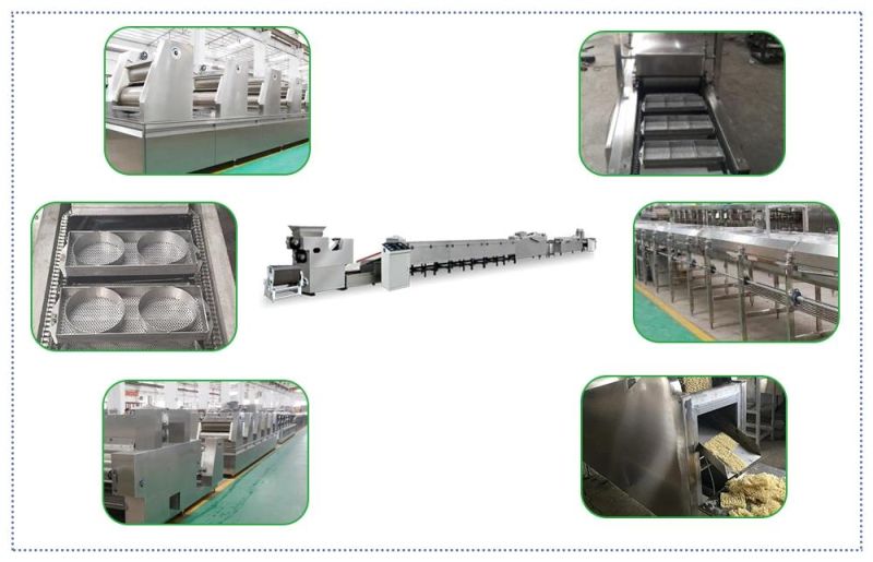 Automatic Fried Instant Noodle Machine Production Line Automatic Instant Noodle Cup Making Machine