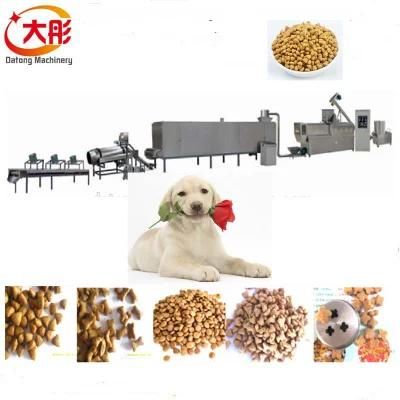 Automatic Twin Screw Dry Dog Feed Pellet Processing Extruder Price