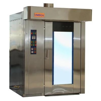 16 Trays 32 Trays Rotating Baking Oven Commercial Baking Equipment Pita Bread Rotary Oven
