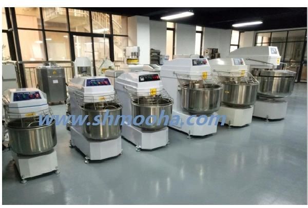 120 Liters Dough Mixer Large Capacity Flour Kneading Bakery Machines 50kg Spiral Dough Bread Mixer