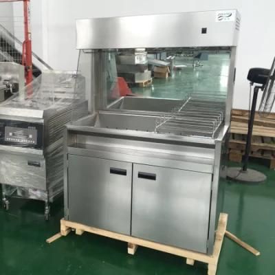 Commercial Electric Vertical Chips Warmer for Fast Food Restaurants