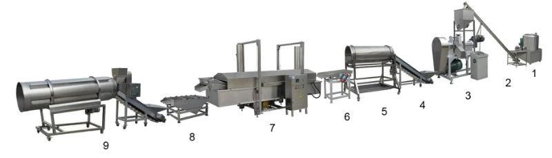 2017 High Quality Best Price Kurkure/Cheetos/Corn Curls Snacks Food Making Machine