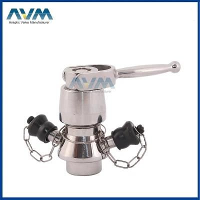 Sanitary Stainless Steel Manual Clamp Aseptic Sample Valve with Protective Sleeve