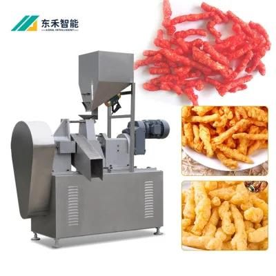 100-250kg/H Corn Cheetos Machine Kurkure Snacks Extruder Machine Kurkure Processing ...