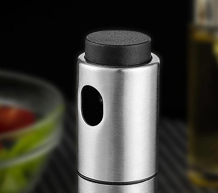 Stainless Steel 304 Portable Edible Oil Spray Vinegar Spray Soda Spray and Soy Sauce Spray with PP Spray Head