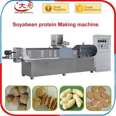 Soybean Protein Food Processing Line Industrial Soya Nuggets Making Machine