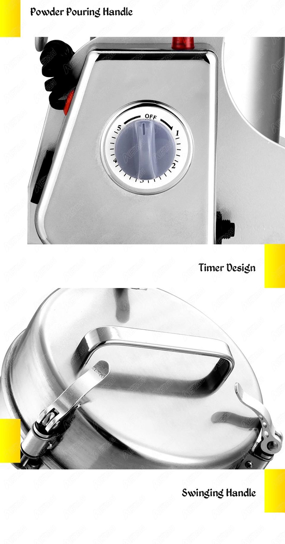 1000A Multi-Function Food Solid Herbs Powder Grinder Corn Grinder Mini Wheat Grinder Electric High Power