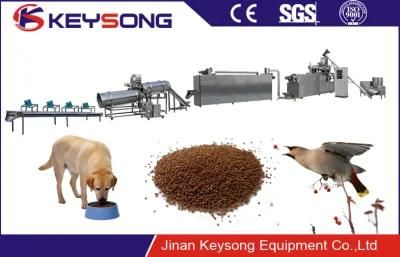 Dry Puffed Dog Food Processing Line Cat/Bird/Fish /Pet Feed Making Machine