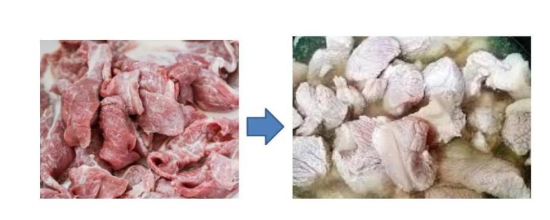 Beef Blanching Machine Meat Blanching and Cooking Machine